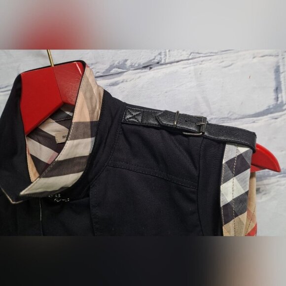 Burberry Girls Dress Belted Check Pattern Pleated Trench Size 10Y / 138 cm - Picture 3 of 12